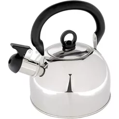 Chaleira Inox Apito Fogão Elétrico Ferve Rapido MOR