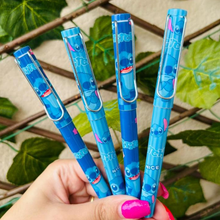Lápis Infinito Stitch Desenho Animado Filme Stitch Material Escolar Papelaria Fofa Kawaii Luxo