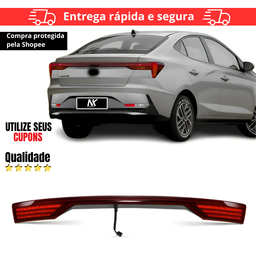 Lanterna Traseira Central Hb20 Sedan 2023 2024 2025 2026
