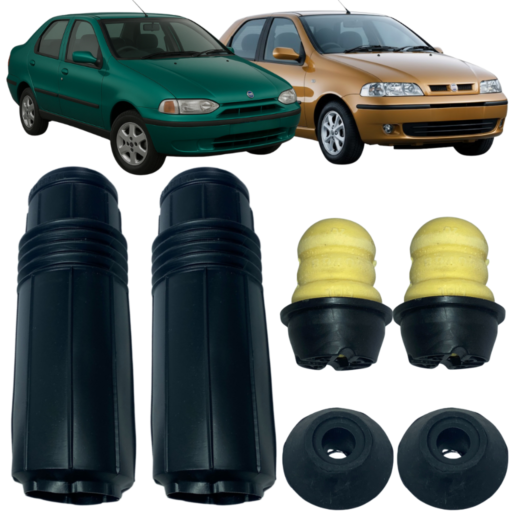 Imagem Kit Batente Amortecedor Fiat Palio Siena 1996 A 2003
