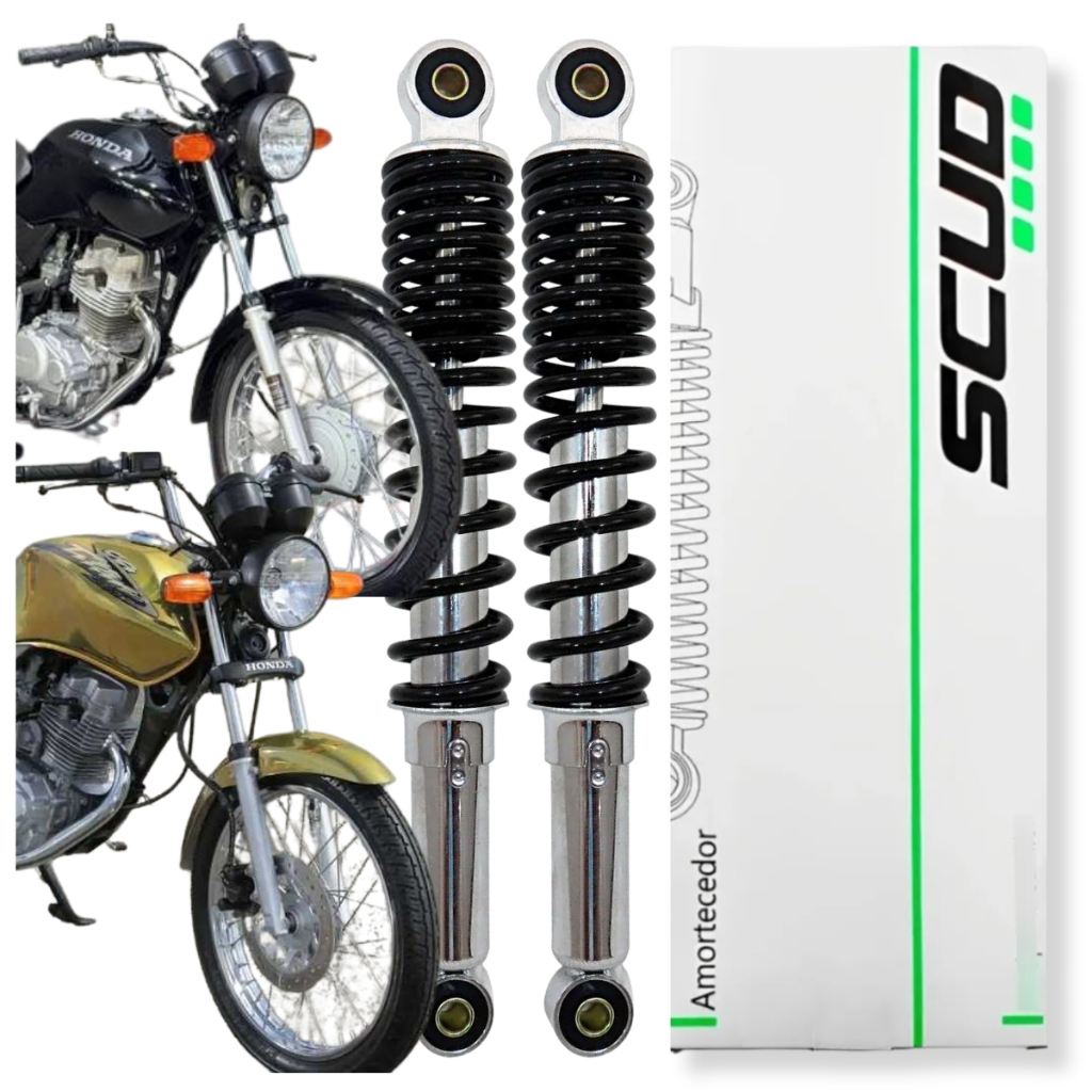 Amortecedor Fan 125 2005 A 2008 Titan 125 2000 A 2004 Par Scud