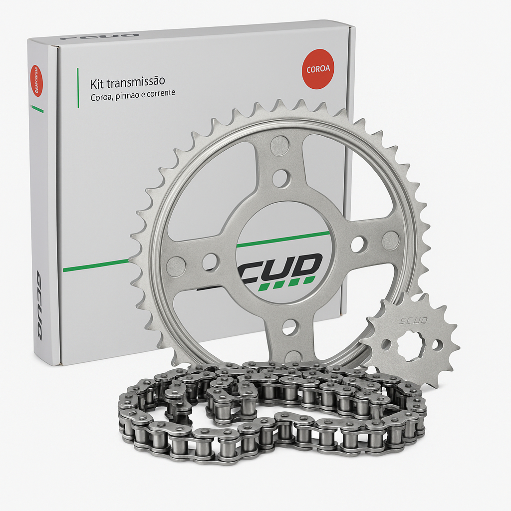 Kit Relação Transmissão Titan 150 Fan 150 Cargo 150 C/ Retentor Scud em Oferta na Shopee