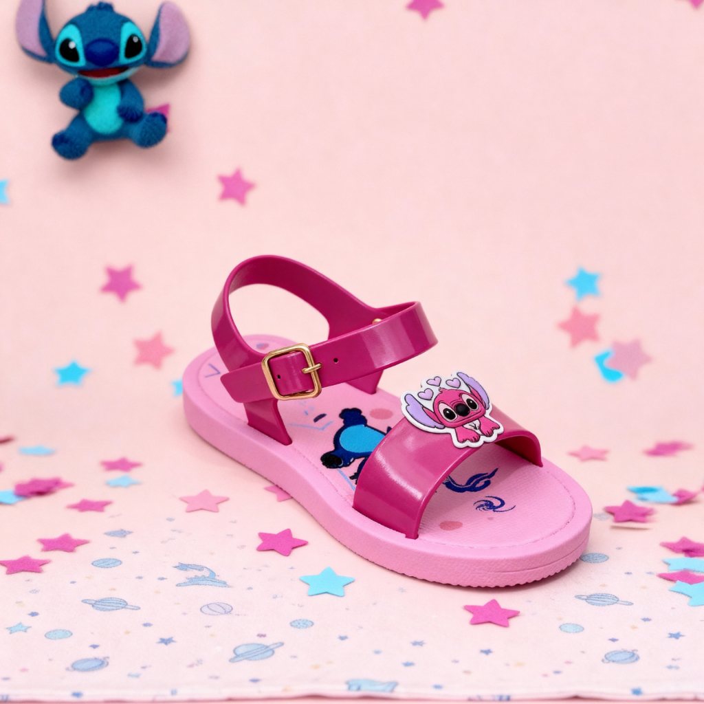 sandalia infantil com stitch menina