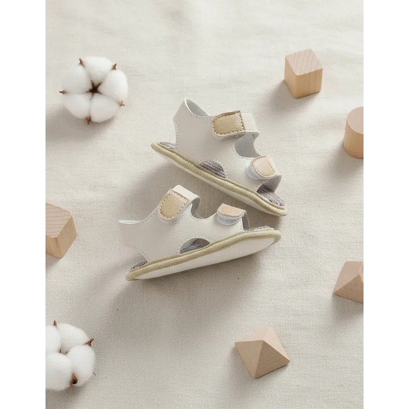 Sandália Bege Para Bebê Linda e Confortável em Oferta na Shopee