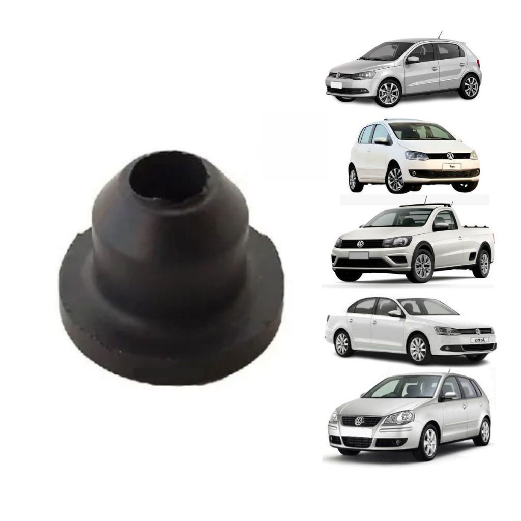 Bucha Borracha Vedação Partida Frio Vw Gol Fox Polo Saveiro