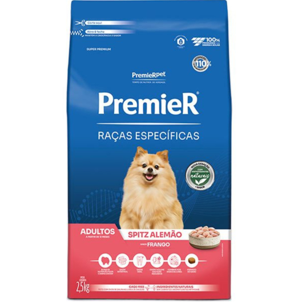 Ração Premier Raças Específicas Adulto Spitz Alemão 2,5 kg
