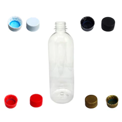 Kit 50 Garrafas Pet 500ml Alta Lisa Frasco Plástico Resistente Pra Kombucha Gás Com Tampa Vedante