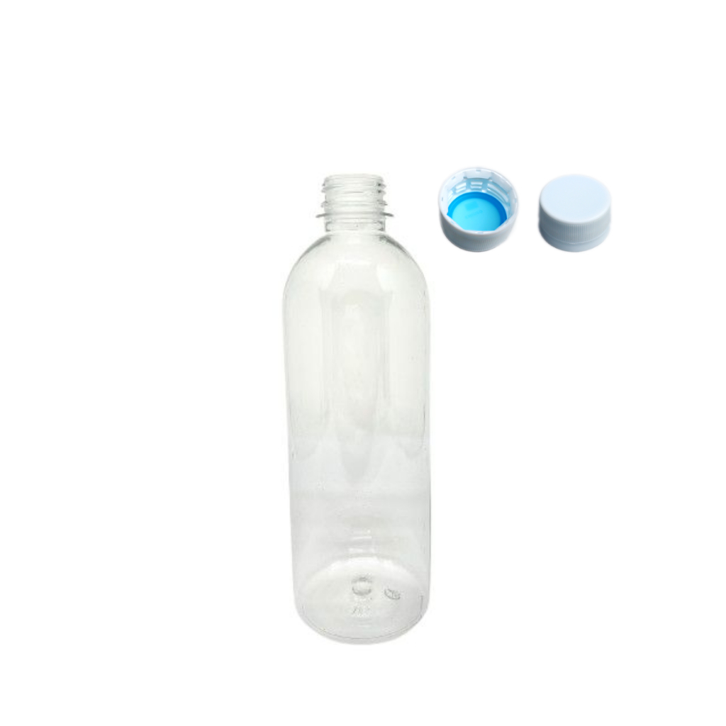 Kit 50 Garrafas Pet 500ml Alta Lisa Frasco Plástico Resistente Pra Kombucha Gás Com Tampa Vedante — imagem 2 de 2