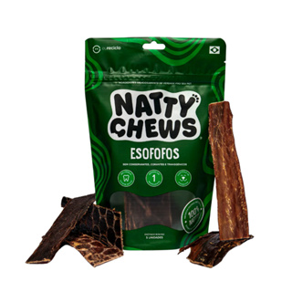 Natty Chews Esofofos Esôfago Bovina Desidratado 5 Unid em Oferta na Shopee
