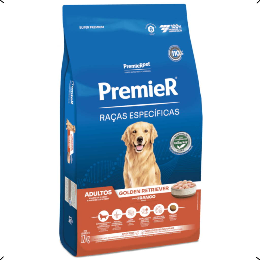 RAÇÃO PREMIER RAÇA ESPECIFICA GOLDEN RETRIEVER ADULTO 12KG em Oferta na Shopee