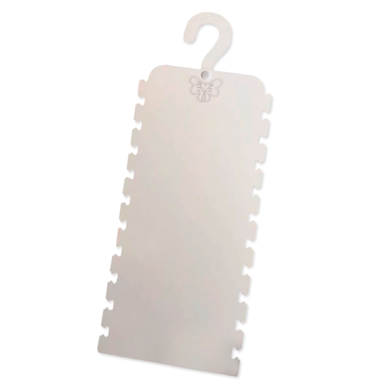Cabide Encantado para Laços e Tiaras ,MDF Branco com Aplique de Laço