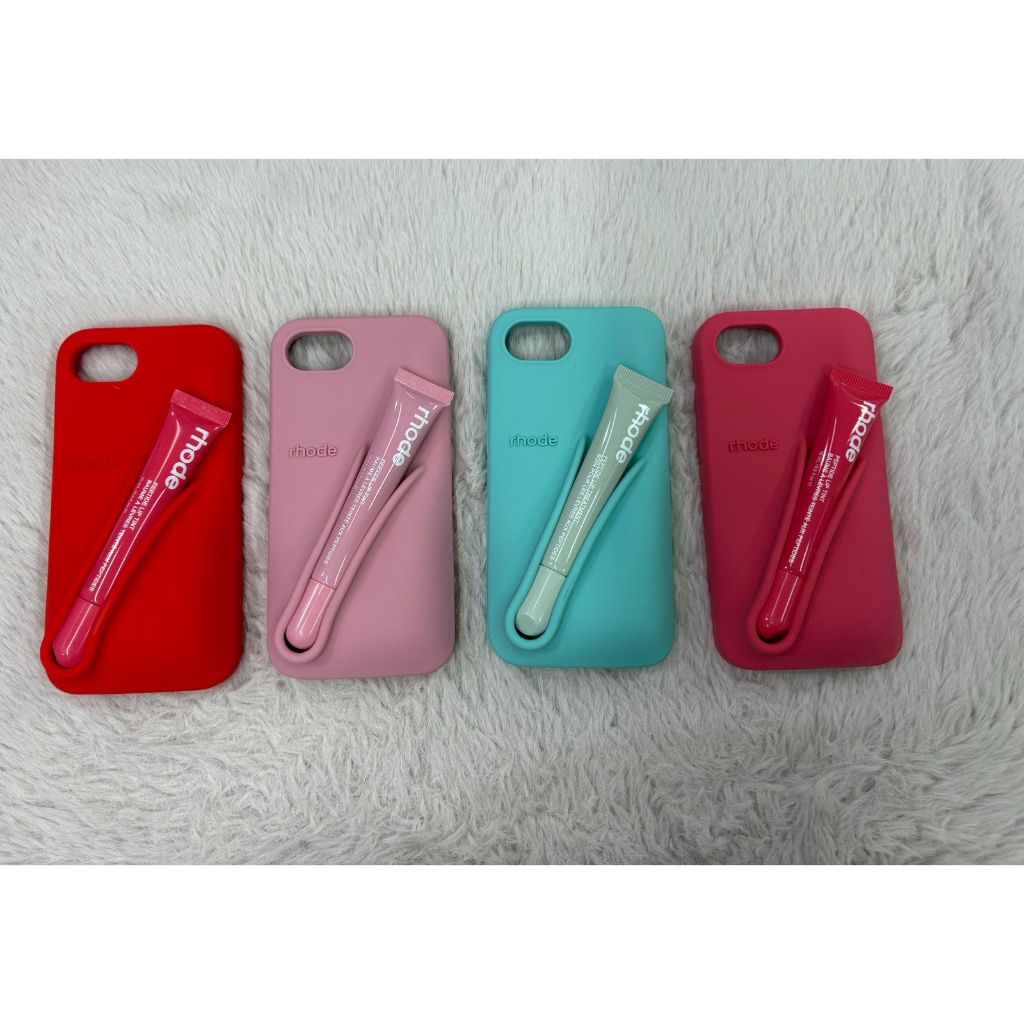 Case iPhone 16e 17 Pro Air Porta Gloss Labial Incluso Silicone Macio Aveludada Premium em Oferta na Shopee