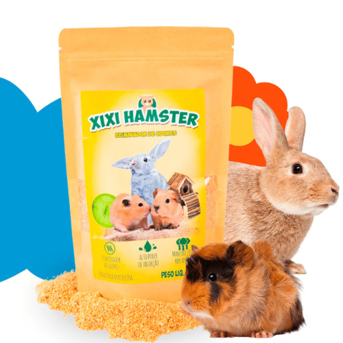 Xixi Hamster Eliminador de Odores para Gaiola e Viveiros de Roedores Easypet & House - 200 g