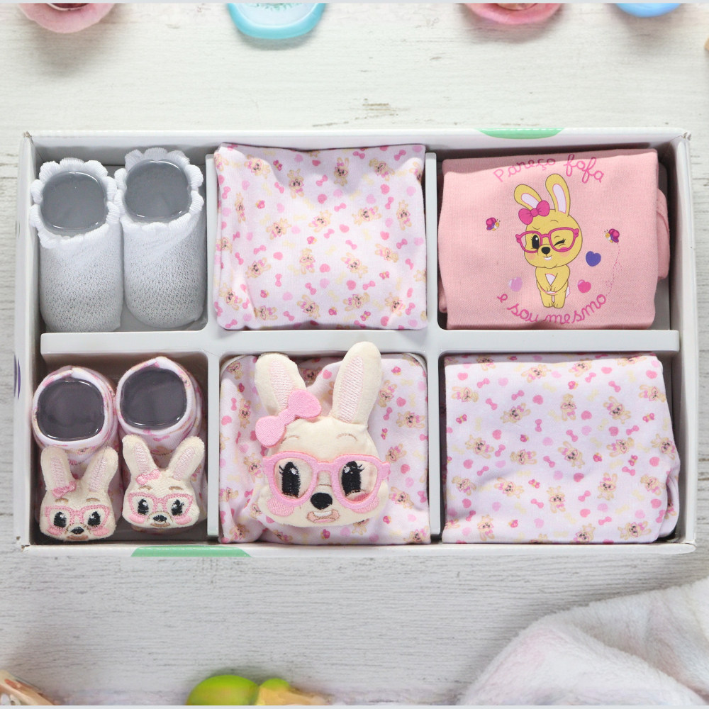 Kit Presente Lara (6 peças) – Tam. P (Único) em Oferta na Shopee