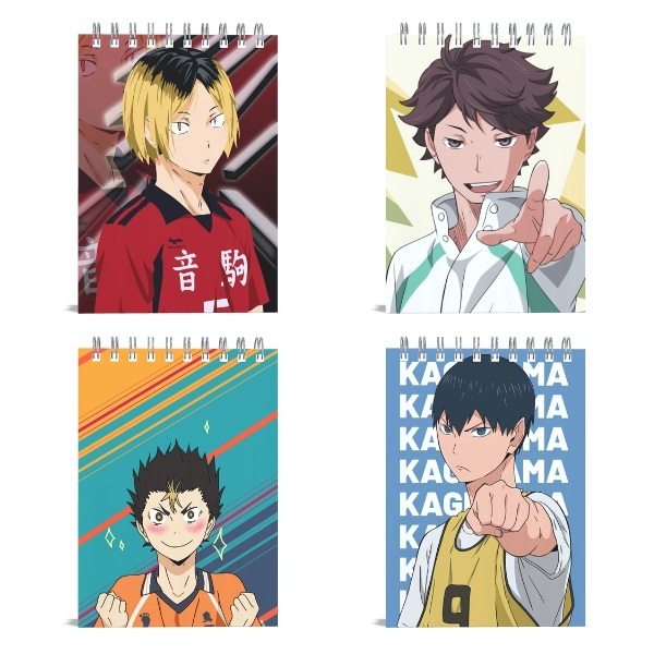Bloco de Notas - Haikyuu Kenma Oikawa Bokuto (caderno caderninho anime volei)