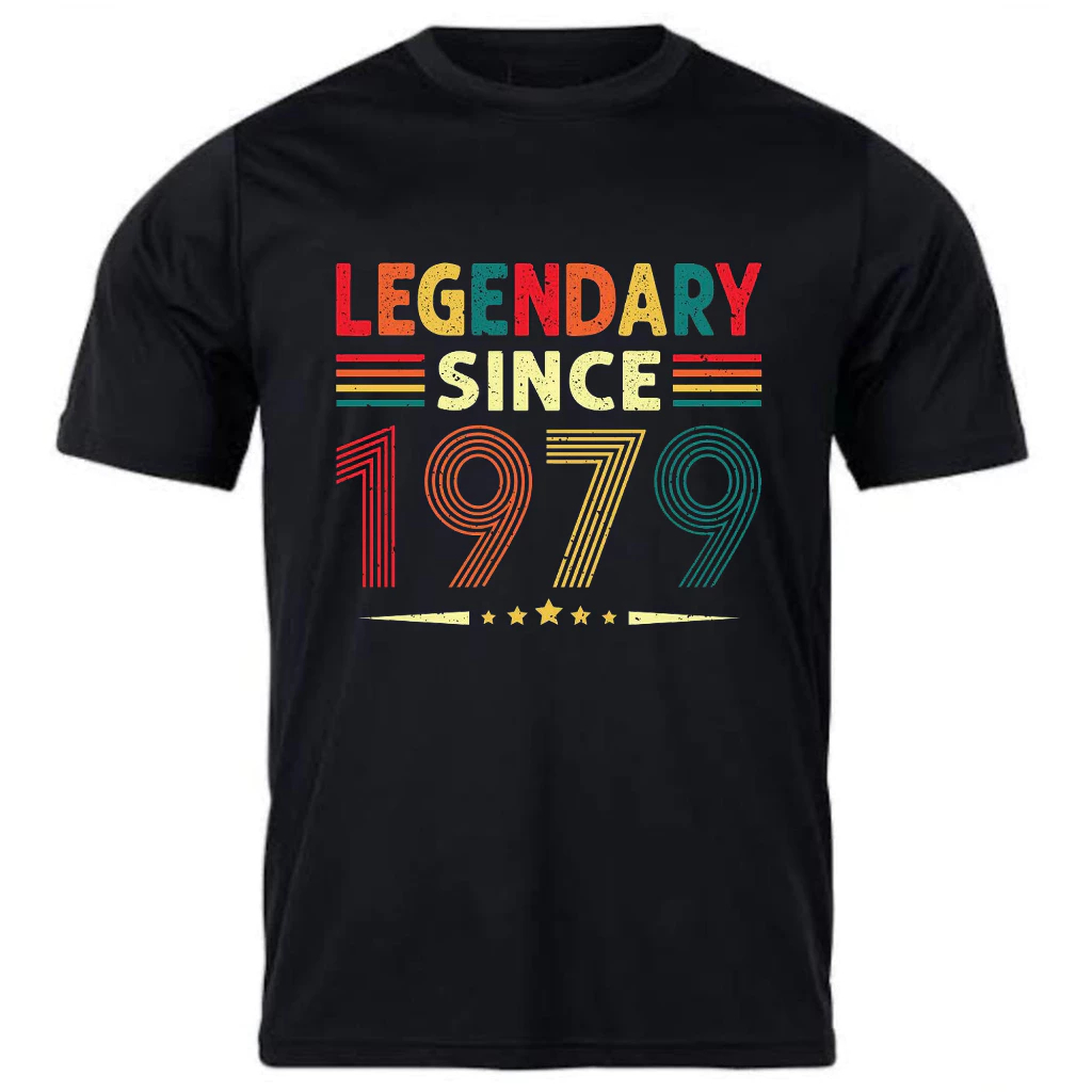 Camiseta Algodão 1979 T-shirt Básica Confortável Estampa Estilo Retrô personalizado