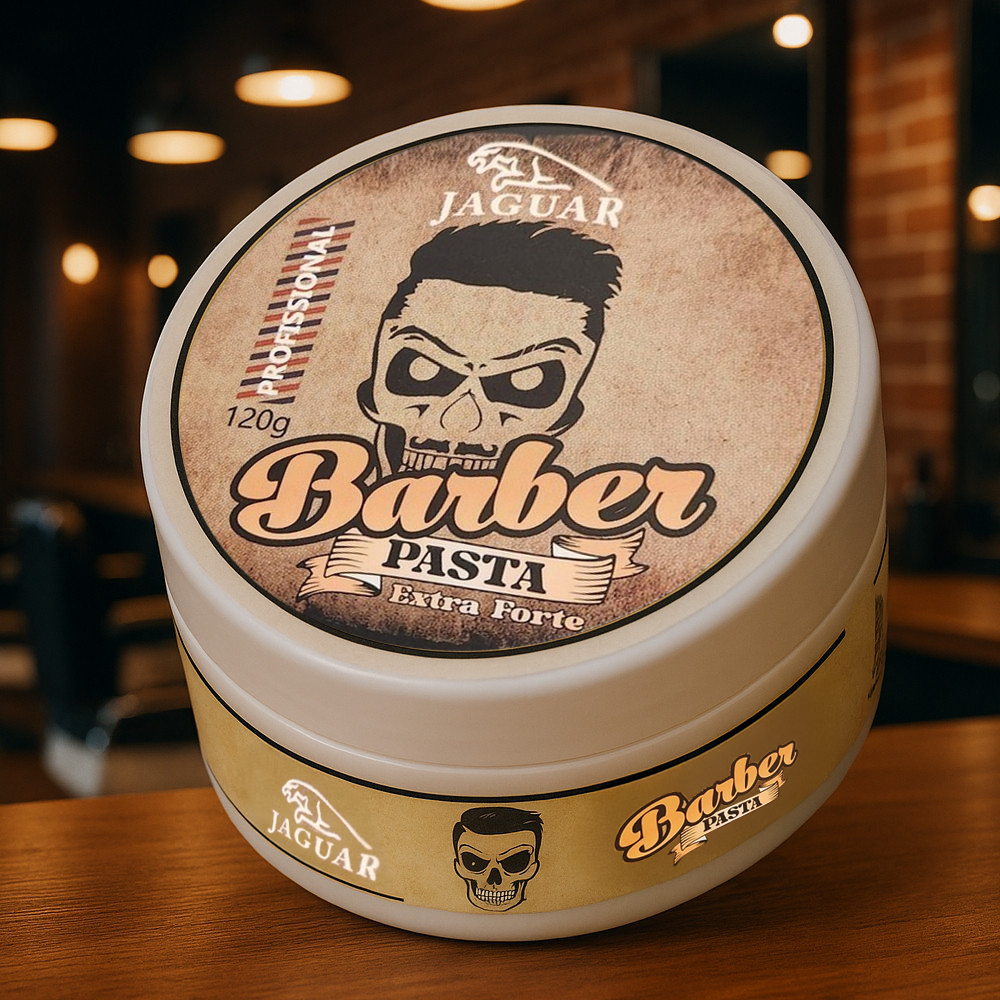 POMADA PARA BARBA E CABELOS JAGUAR BARBER 120G