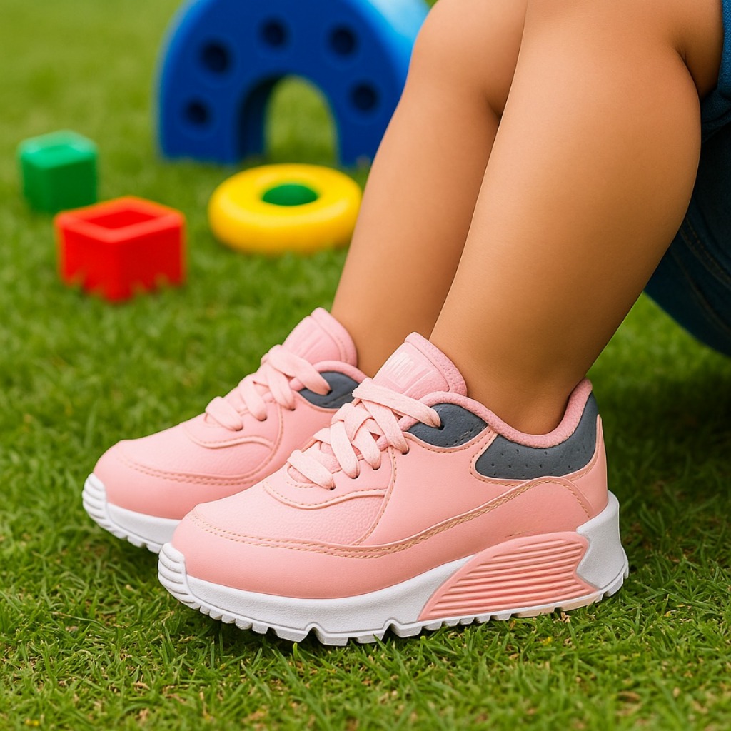 Tênis Infantil Menina 18 ao 33 Conforto Máximo e Estilo
