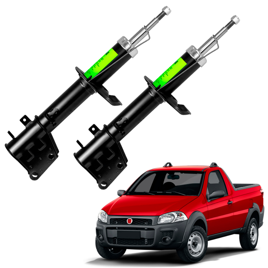 Par Amortecedor Dianteiro Fiat Strada 2001 2002 2003 A 2020 Amortecedor Dianteiro para Fiat Strada