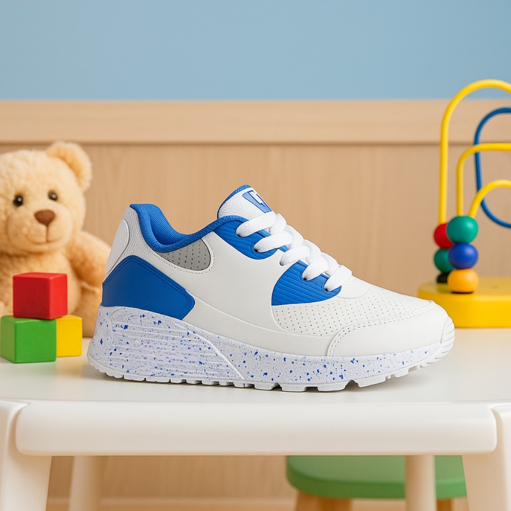 Tênis Infantil Leve e Confortável 18 ao 33 Menina Estiloso e Macio Azul Full em Oferta na Shopee