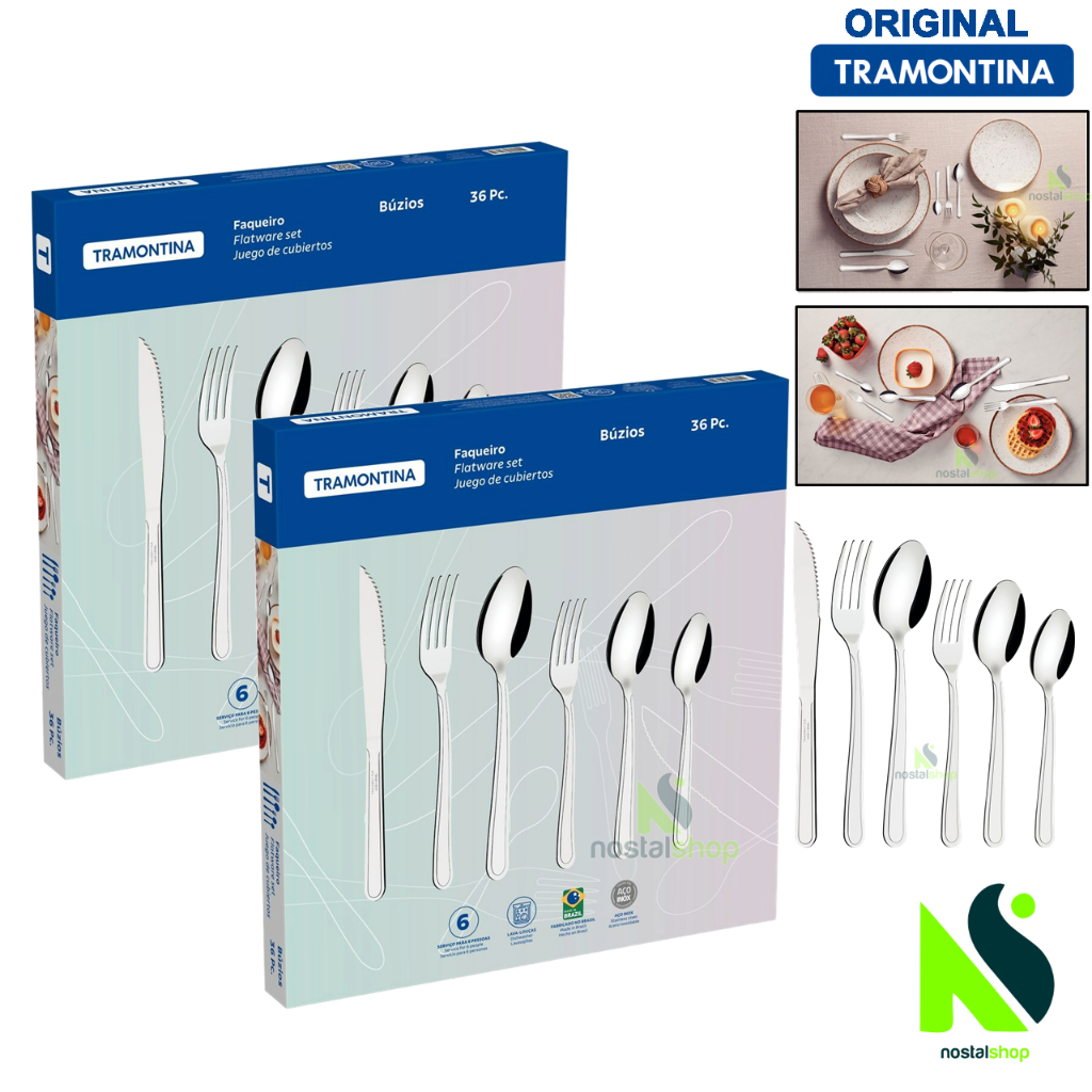 Faqueiro Buzios Tramontina 72 Peças: Onde Comprar | BuscaProdutos