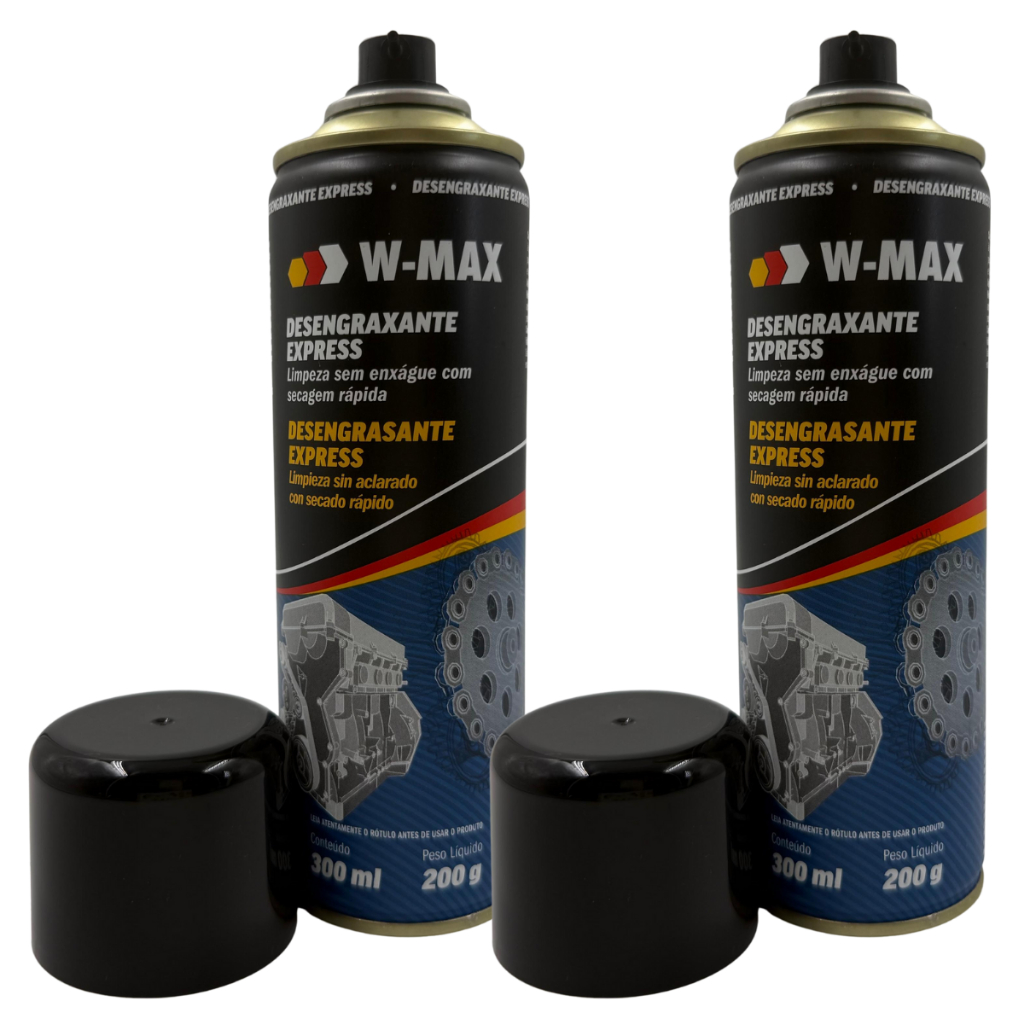 Desengraxante em Spray 300ml Wurth W-Max Uso Automotivo e Uso Geral
