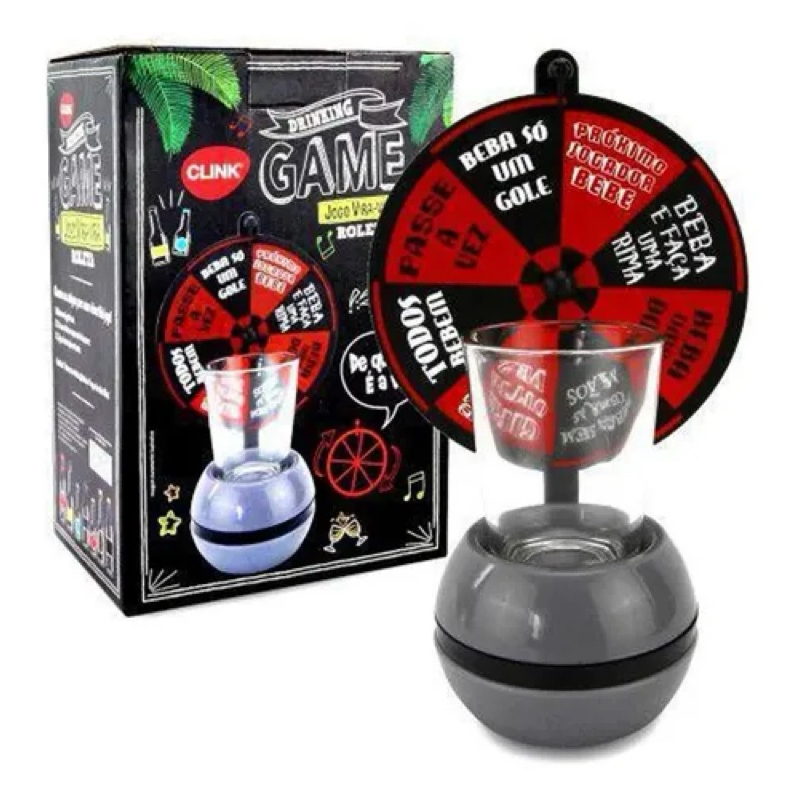Jogo Roleta Vira Dose Drinks Shot Drinking Game Vira-vira