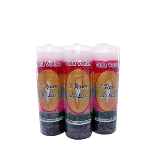 3 Velas Votivas 7 Dias Colorida 100% Parafina Pura Igual Da Foto 260 gramas em Oferta na Shopee