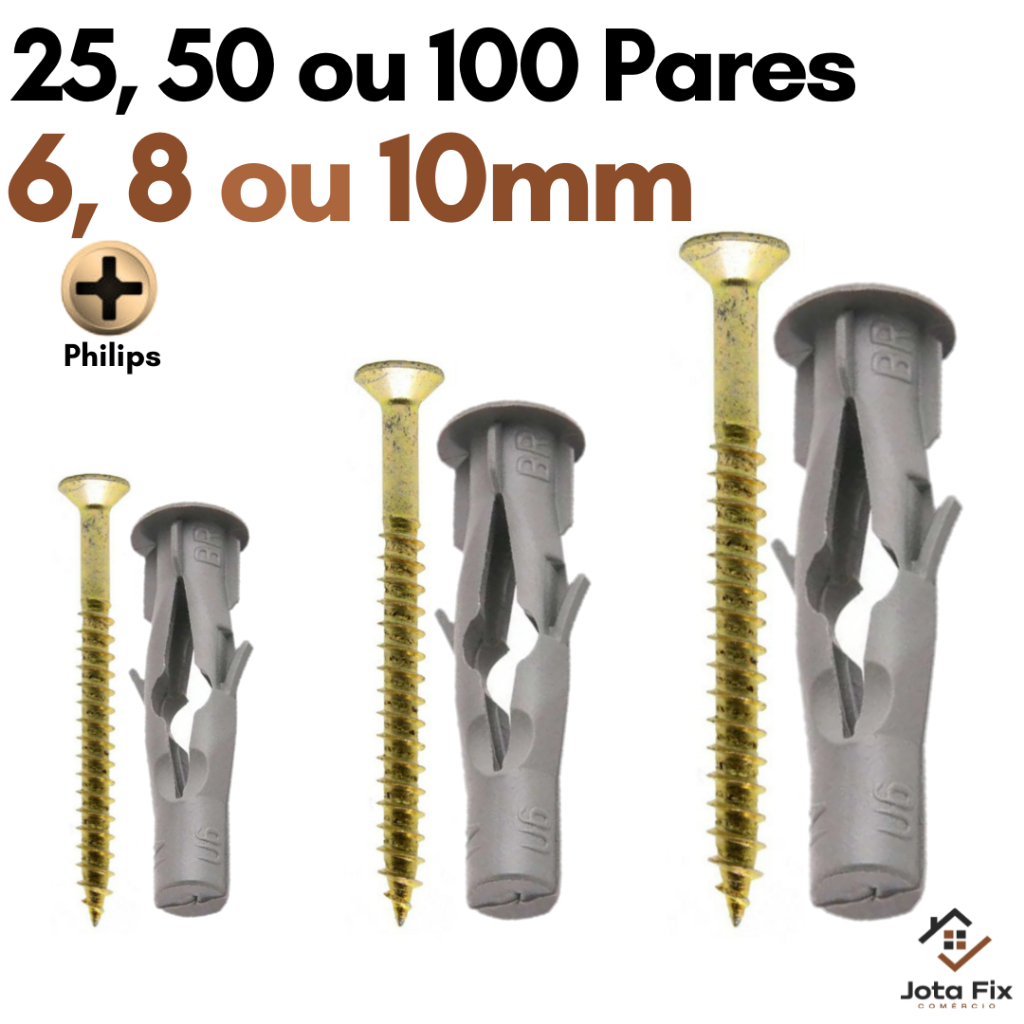 Buchas com Parafuso para Tijolo Baiano: Onde Comprar | BuscaProdutos