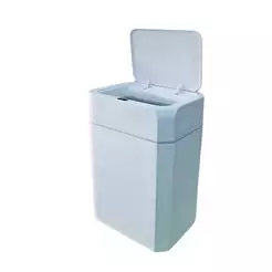 Lixeira com Sensor Automática Branca / Preta NKF Lixeira Automática para Cozinha e Banheiro
