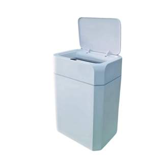 Lixeira com Sensor Automática Branca / Preta NKF Lixeira Automática para Cozinha e Banheiro em Oferta na Shopee