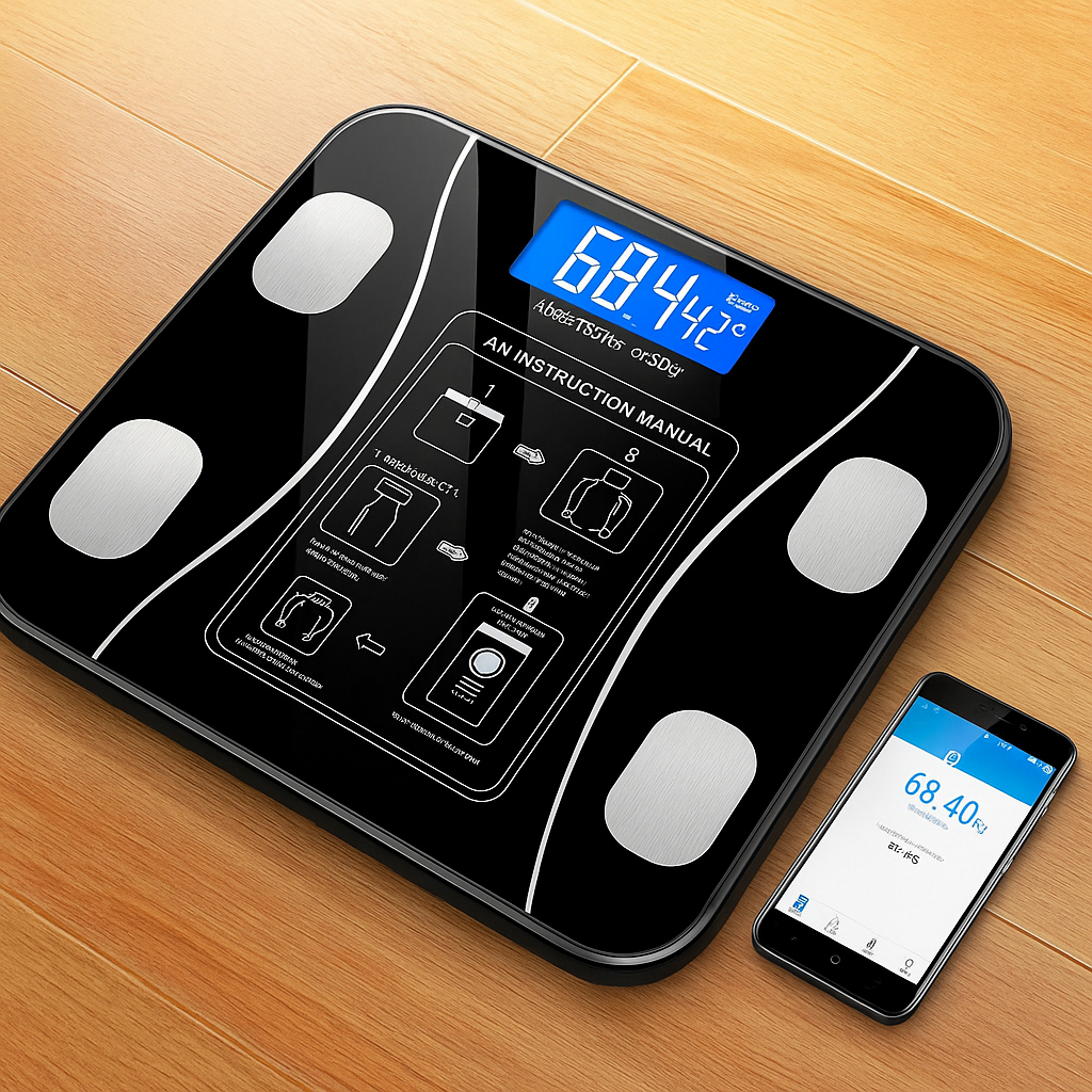 Balança Digital Corporal Profissional com Bioimpedância Bluetooth Inteligente e Suporte até 140kg