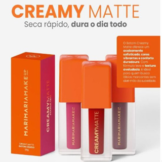 Batom Liquido Creamy Matte - 15 Tonalidades | Mari Maria Makeup em Oferta na Shopee