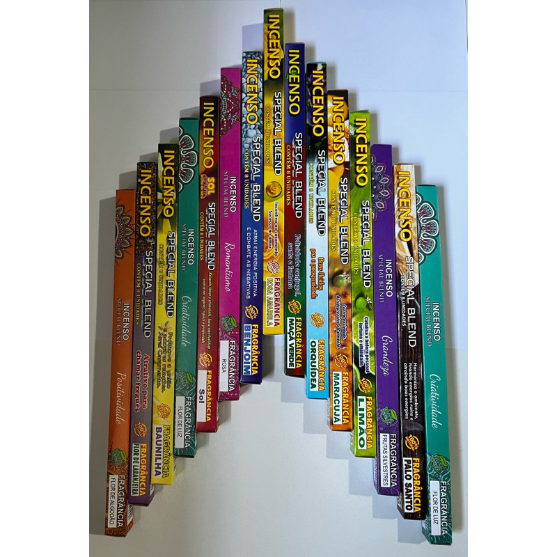 🌿 Kit com 15 caixas de Incensos Aromáticos – Véu Aromático