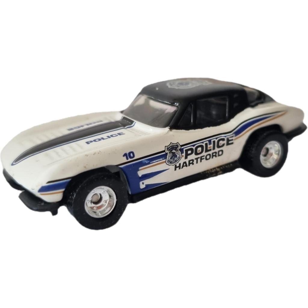 Hot Wheels ´63 Corvette 2000 Cop Rods Hartford Police Loose