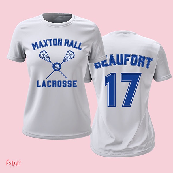 Camiseta Baby Look Feminina Maxton Hall Lacrosse Team James Beaufort