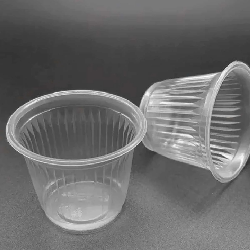 100 Un Copo Descartável 50ml Transparente Para Café em Oferta na Shopee