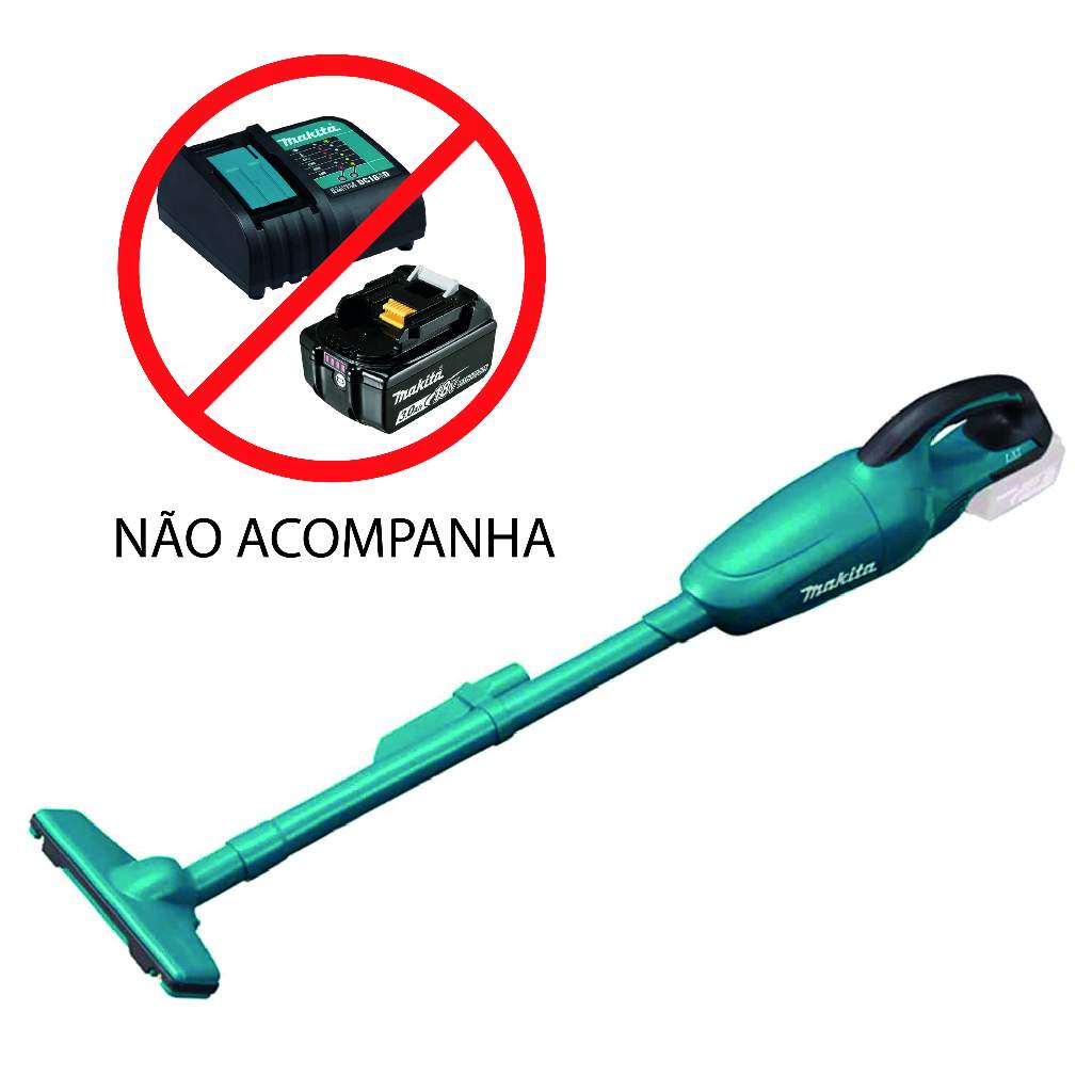Aspirador de Pó Sem Fio Makita Portátil a Bateria 18V (Não Acompanha) em Oferta na Shopee