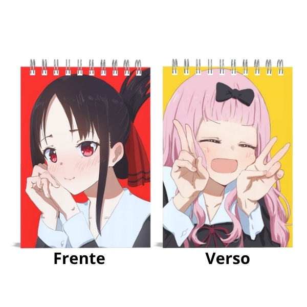 Bloco de Notas - kaguya sama chika fijiwara shinomiya anime caderno