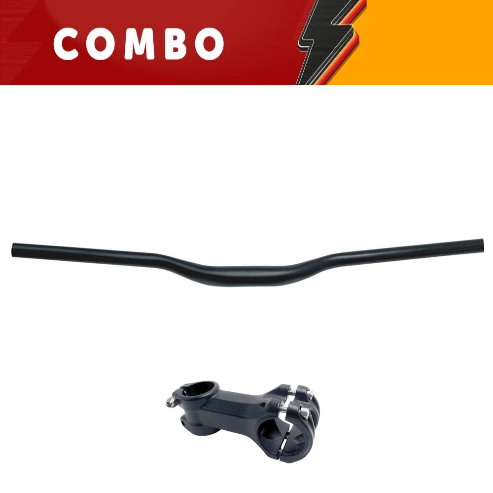 Guidão 31.8mm 700mm + Mesa 80mm 31.8mm Aluminio para bike bicicleta aro 26 29 mtb