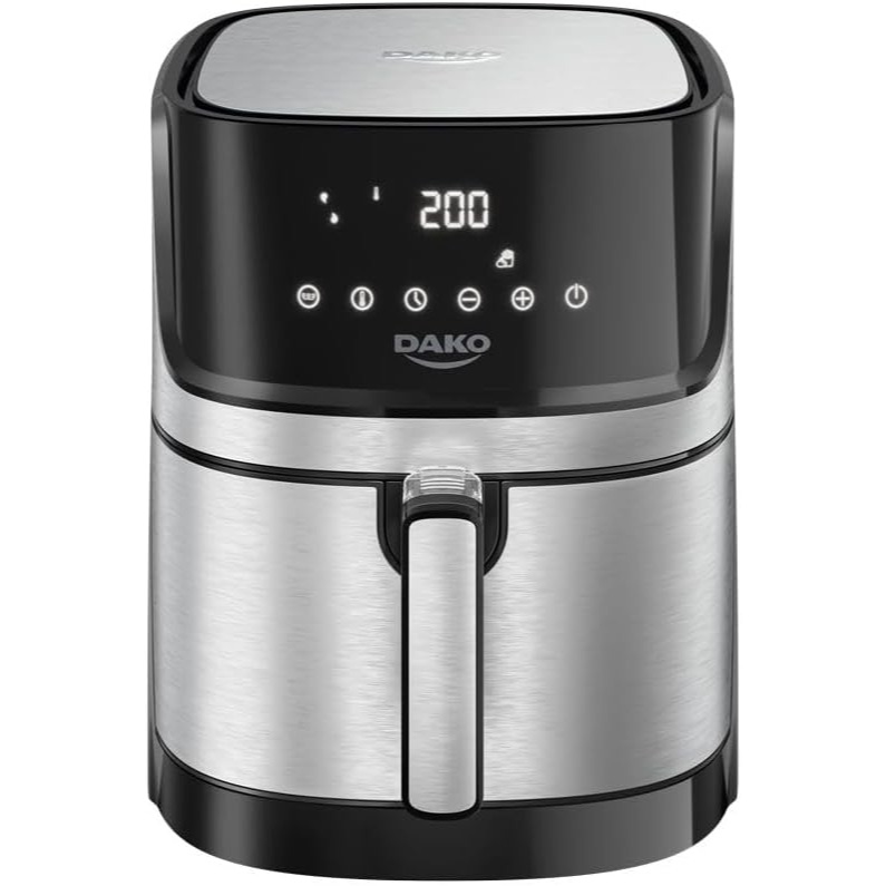Air Fryer 5 Litros Inox com Painel Digital Dako 127V