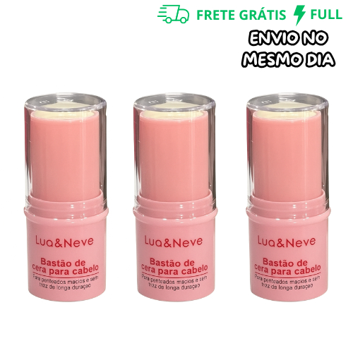 LANÇAMENTO BASTÃO DE CERA PARA CABELO – LUA E NEVE em Oferta na Shopee