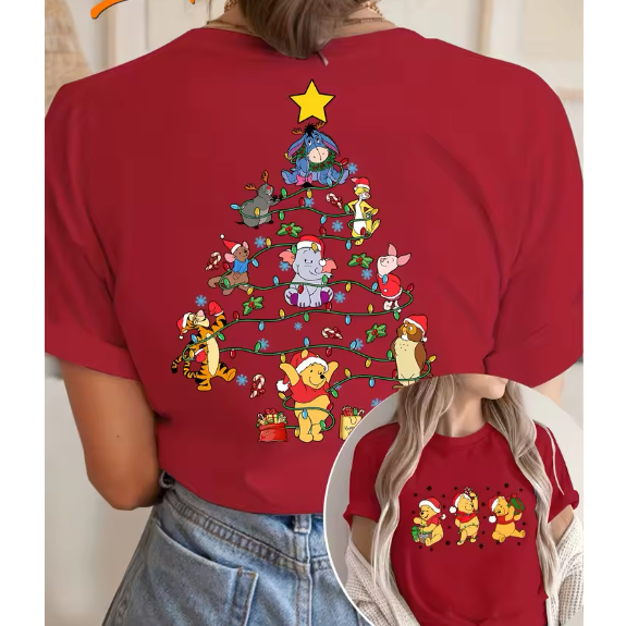 Camisa Camiseta Feminina Natal Blusa Blusinha Estilosa Moderna Casual Tendencia Confortavel