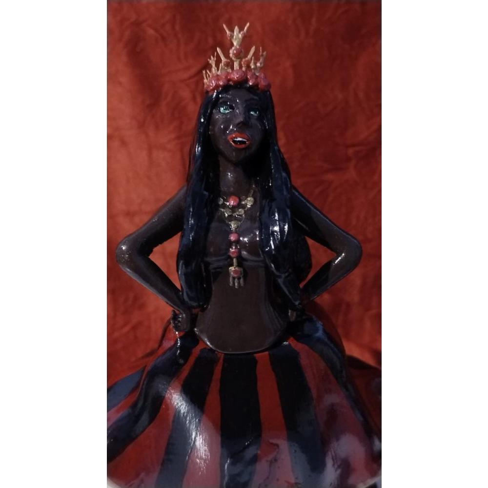 Pombo Gira Rainha Do Cabare -Imagem em resina - Exclusiva Rerexarts