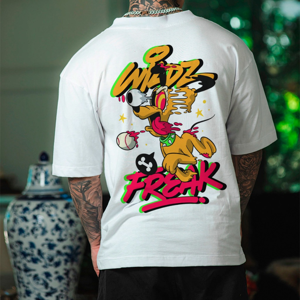 Camiseta Camisa Oversized Streetwear Disney Cachorrinho Pluto Unissex Estampada STW 358