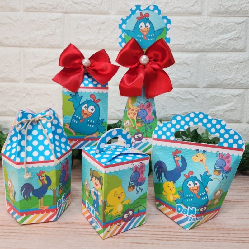 Galinha Pintadinha Kit Personalizado Kit Festa l Lembrancinha l Aniversario l Caixinhas Personalizadas l Festa Infantil