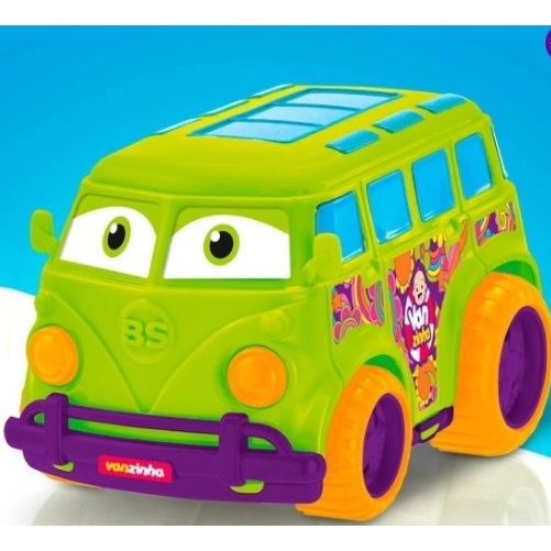 Carrinho Mini Van Baby Colorida 18,5 Cm