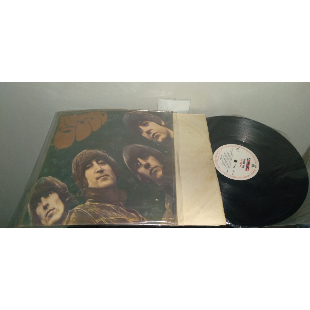LP The Beatles Rubber Soul Mono Real 1966 Odeon 1° Edição Capa Sanduíche