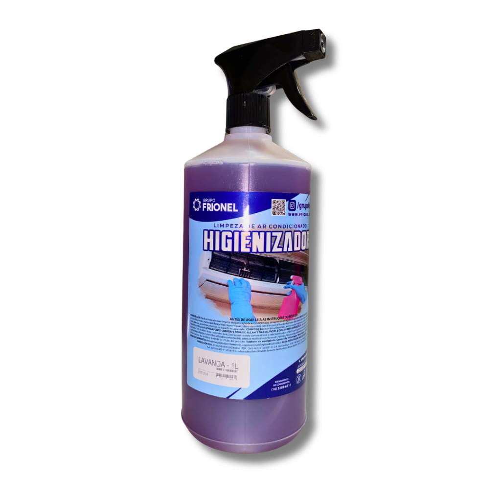 LIMPADOR BACTERICIDA PARA AR CONDICIONADO LAVANDA 1 LITRO em Oferta na Shopee