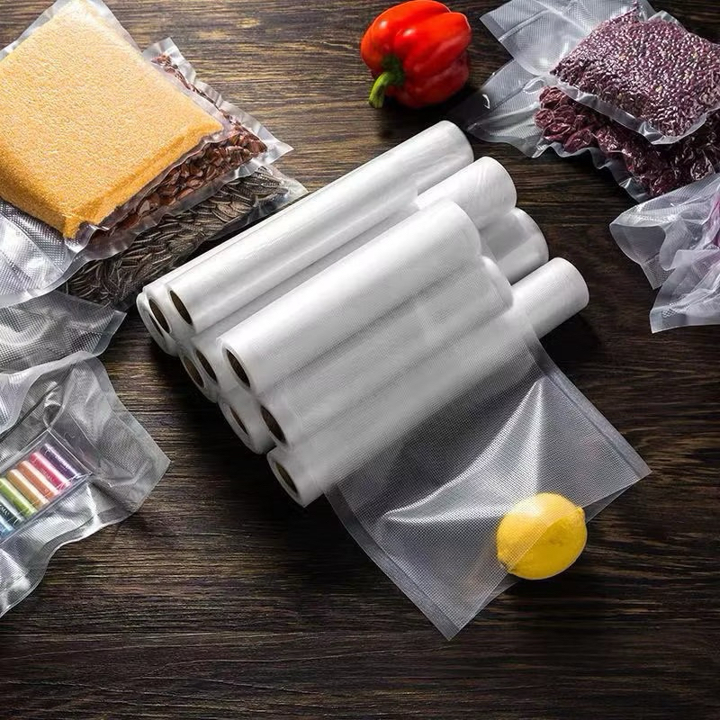 Rolo para Embalagem a Vácuo 20 CM x 5M com Ranhuras – Compatível com Seladora a Vácuo, Conserva Alimentos por Mais Tempo